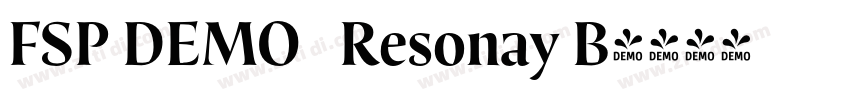 FSP DEMO   Resonay B字体转换